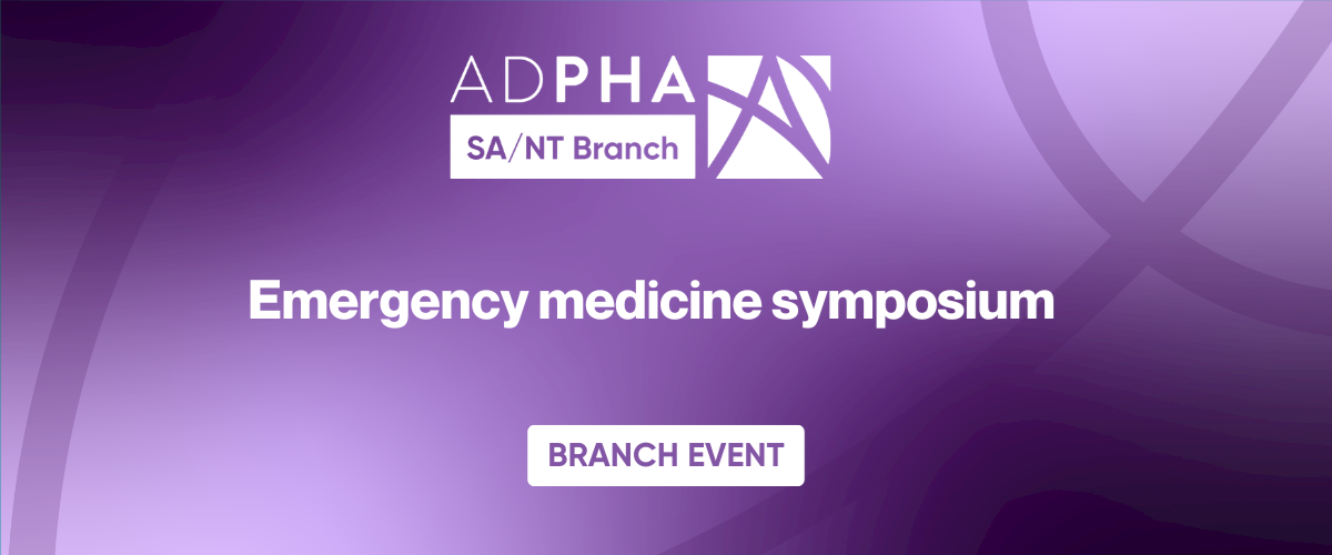 SA/NT Branch | Emergency medicine symposium